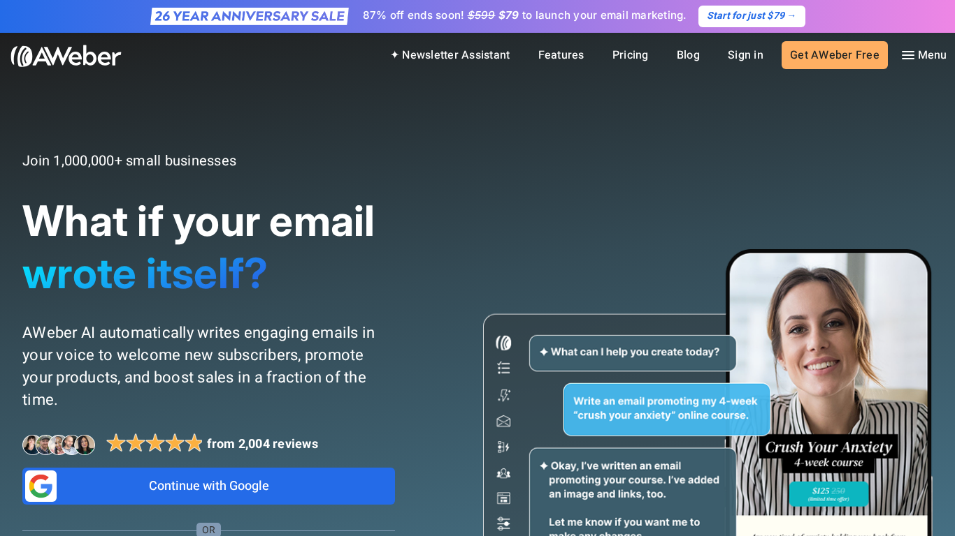 Program partnerski AWeber
