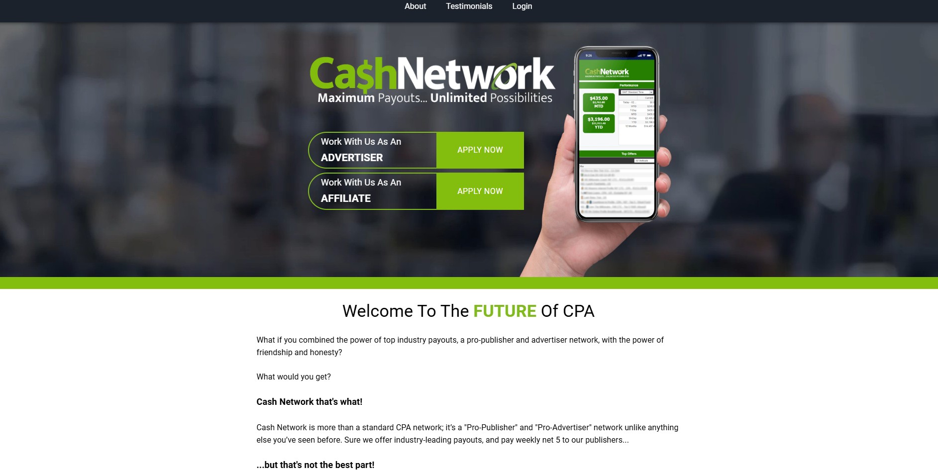 Program partnerski Cash Network