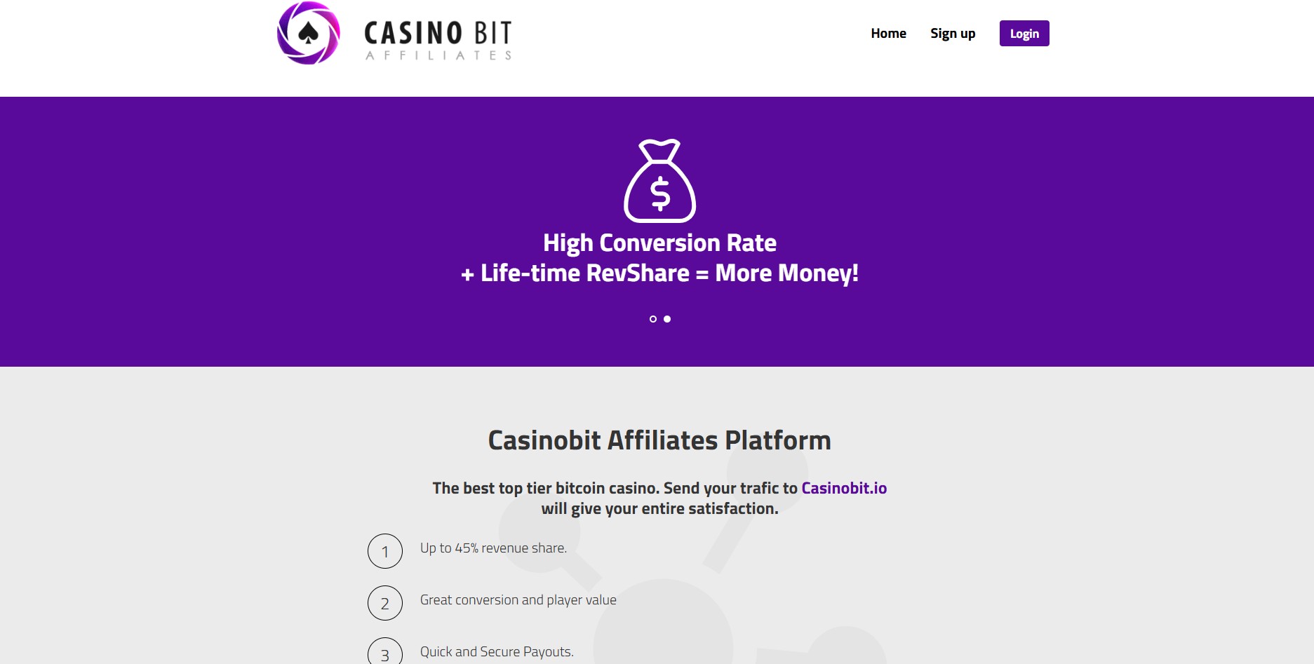 Program partnerski Casinobit.io
