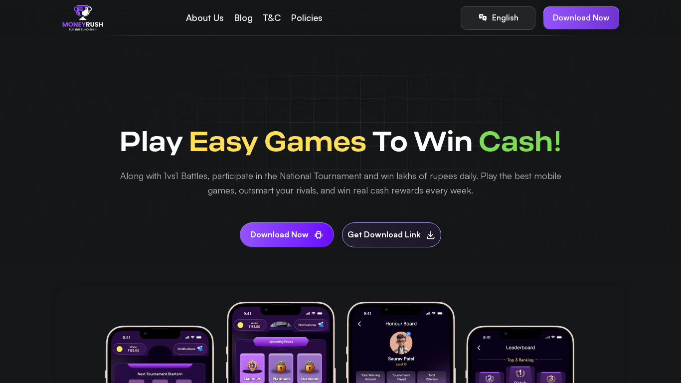 Program partnerski MoneyRush