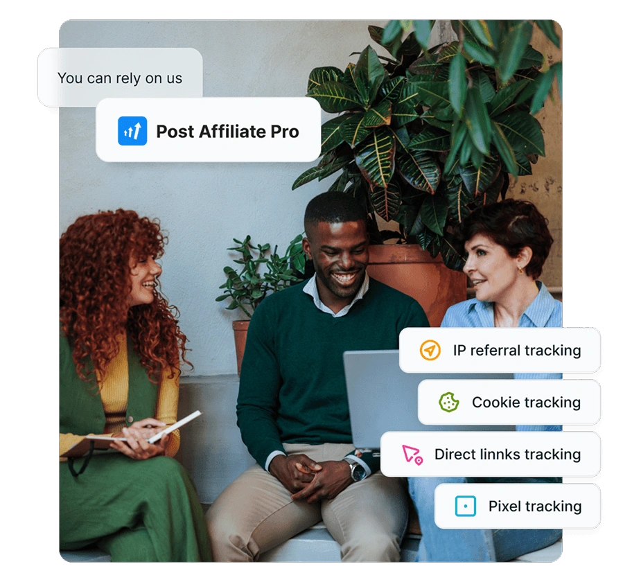 Zrzut ekranu z pulpitu Post Affiliate Pro z ogólnym podsumowaniem i wskaźnikami.