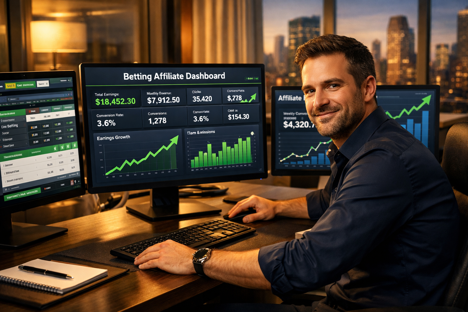 Studium przypadku zarobków afiliacyjnych w branży bukmacherskiej: od 0 do 10 000 $ miesięcznie