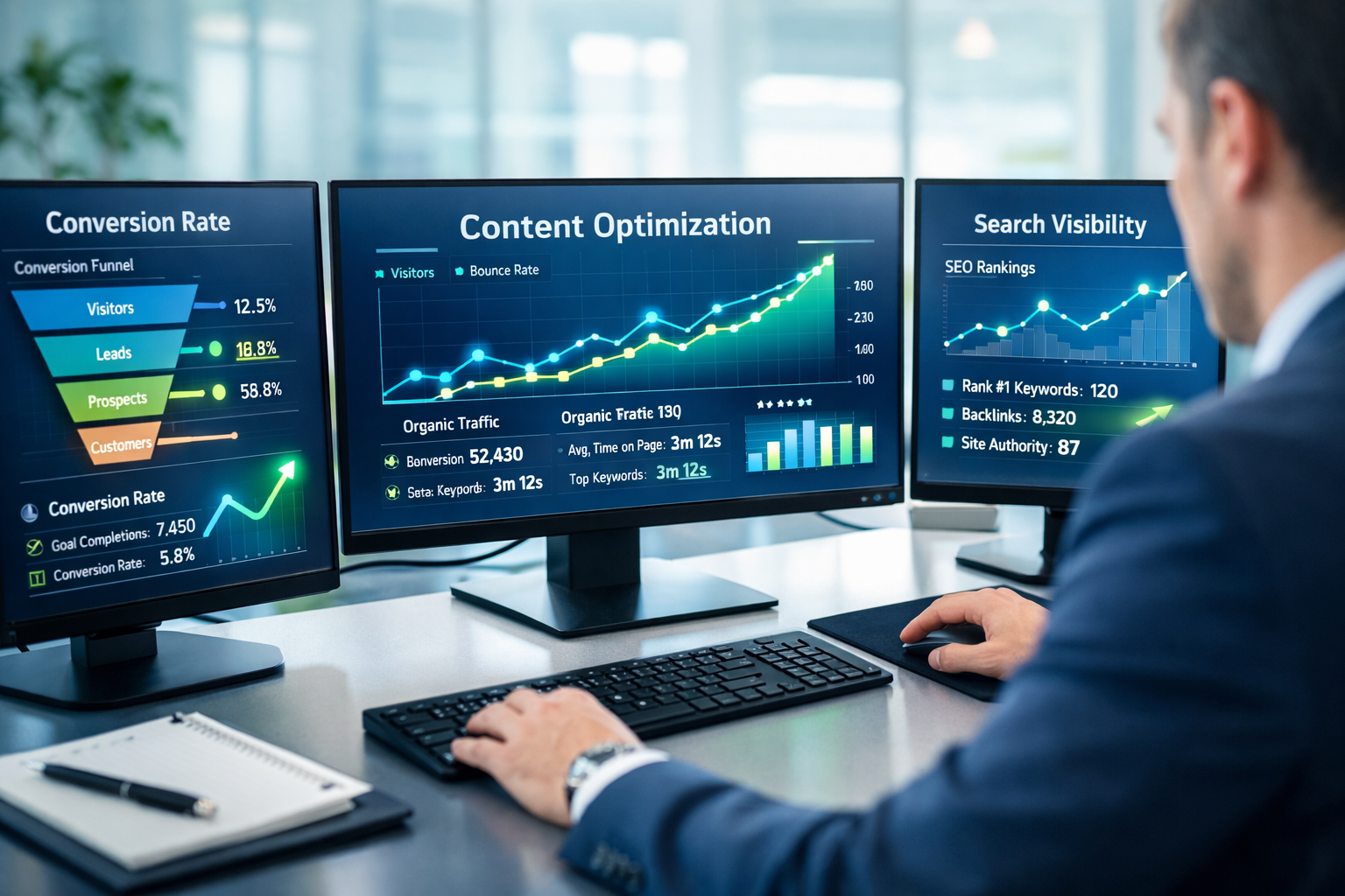 Optymalizacja treści: Zwiększ widoczność firmy, liczbę leadów i konwersji