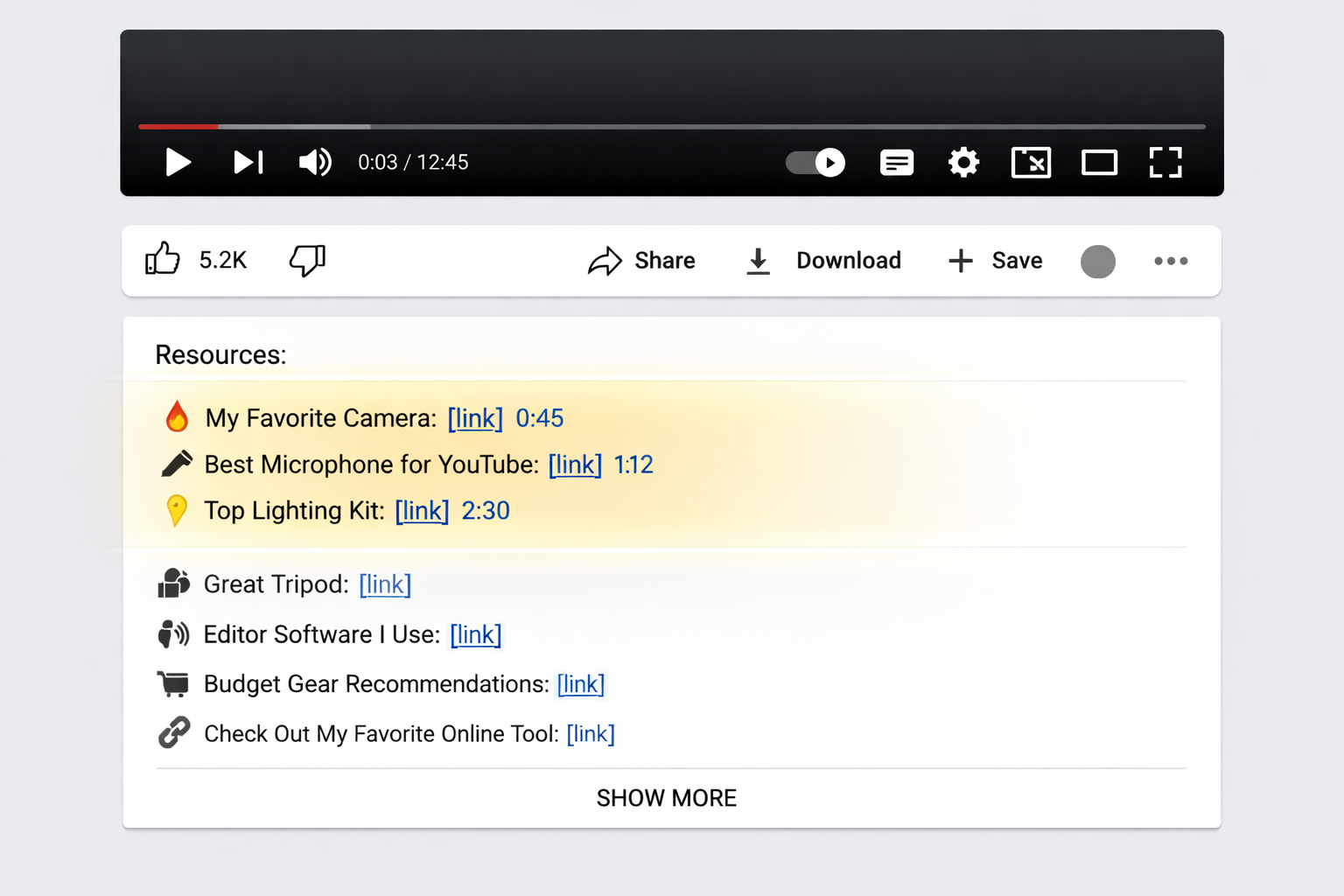 Gdzie umieścić linki afiliacyjne w Twojej treści na YouTube