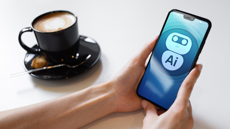 Chatbot AI na telefonie