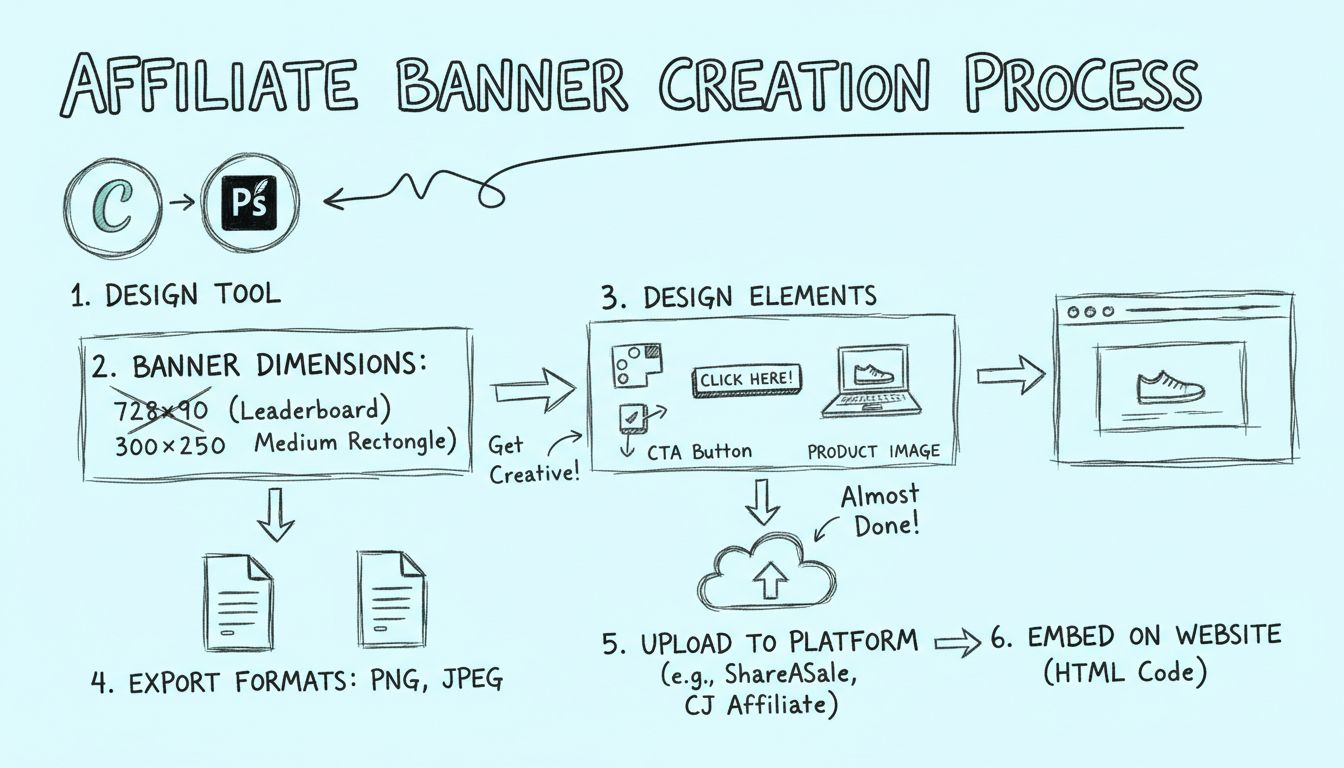Proces krok po kroku tworzenia baneru afiliacyjnego – od narzędzi projektowych do zamieszczenia na stronie