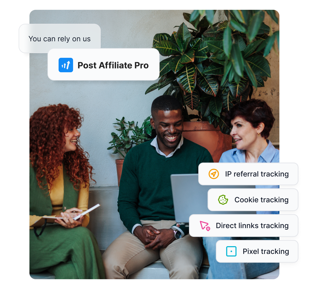 Zrzut ekranu z pulpitu Post Affiliate Pro z ogólnym podsumowaniem i wskaźnikami.