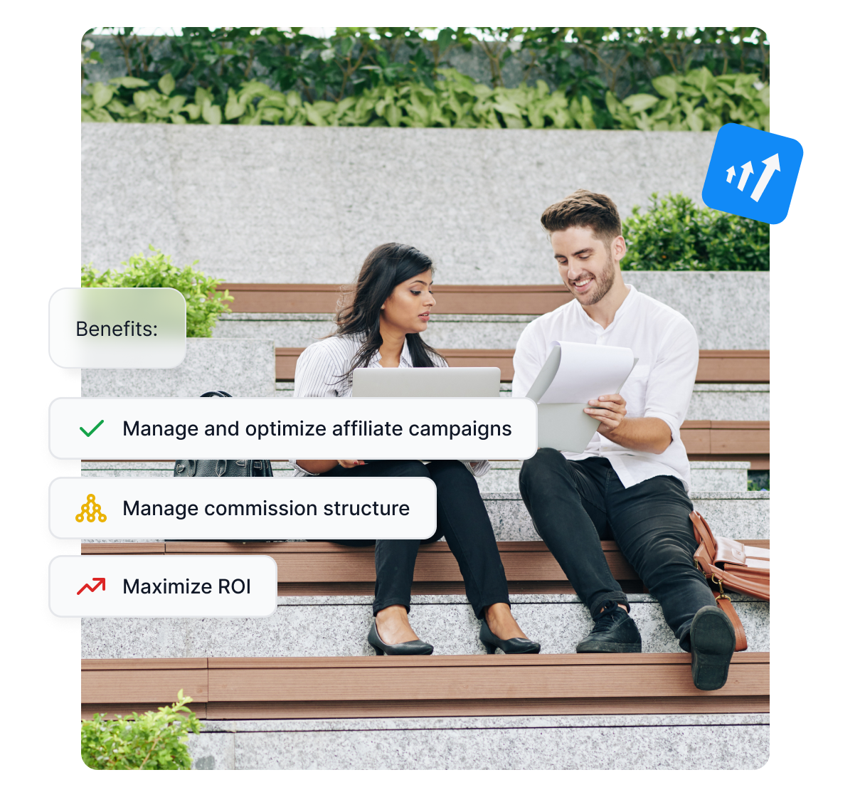 Zrzut ekranu z panelu Post Affiliate Pro z ogólnym podsumowaniem i statystykami.