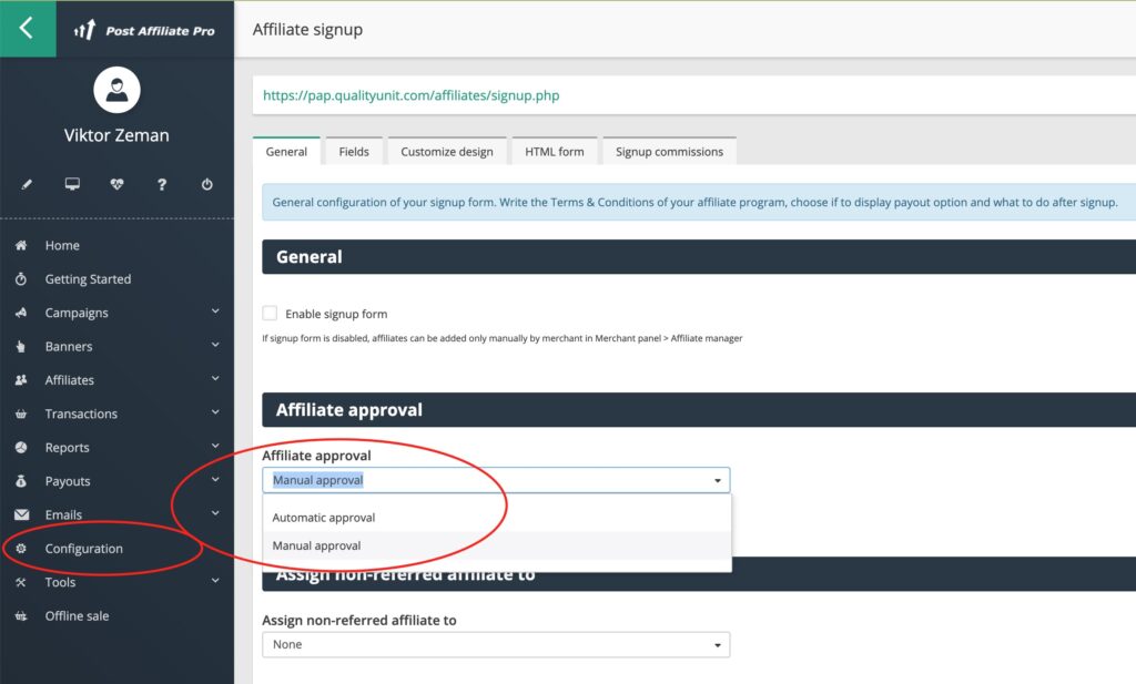 Auto Approve Affiliates