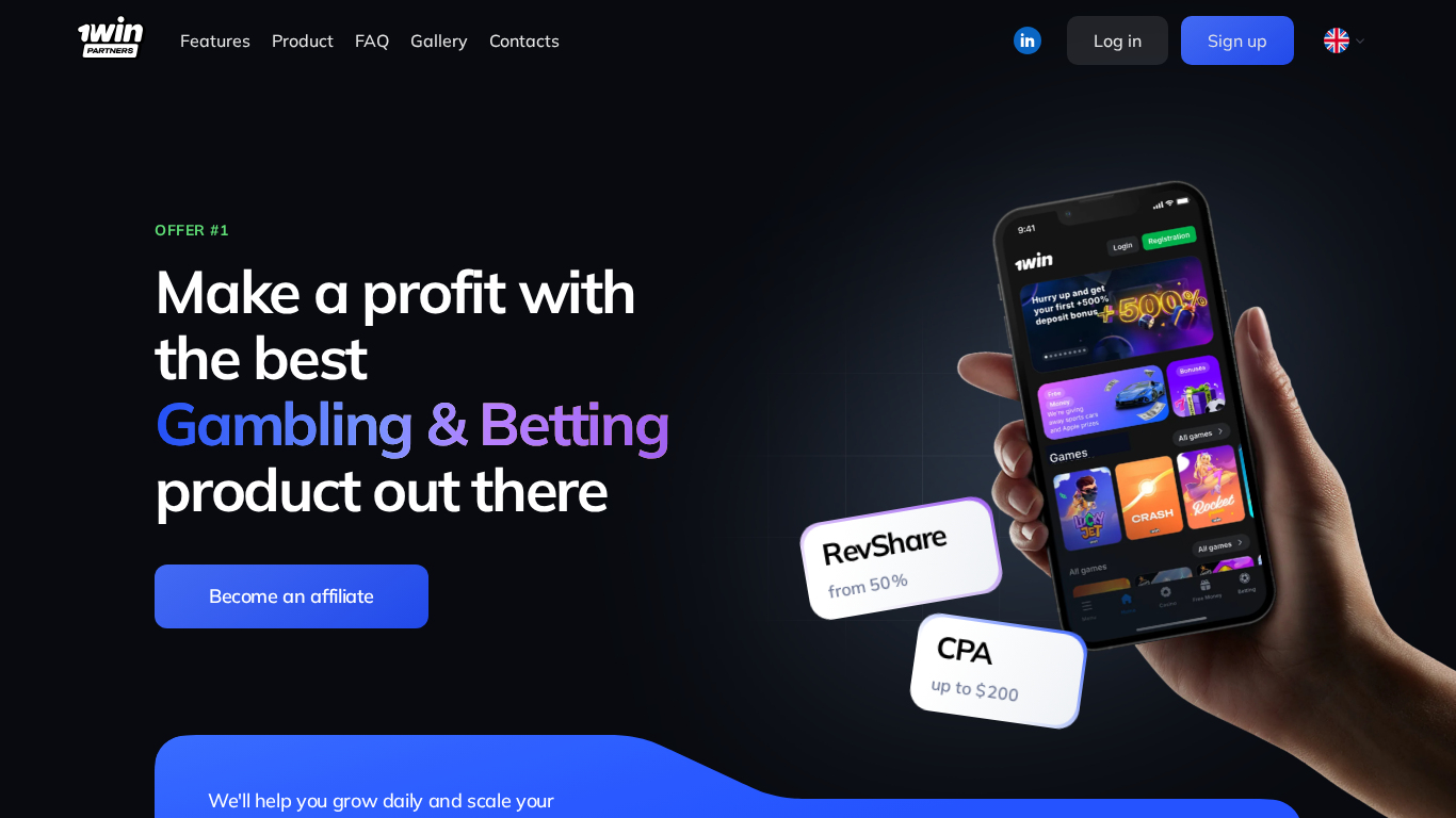 Program partnerski 1win