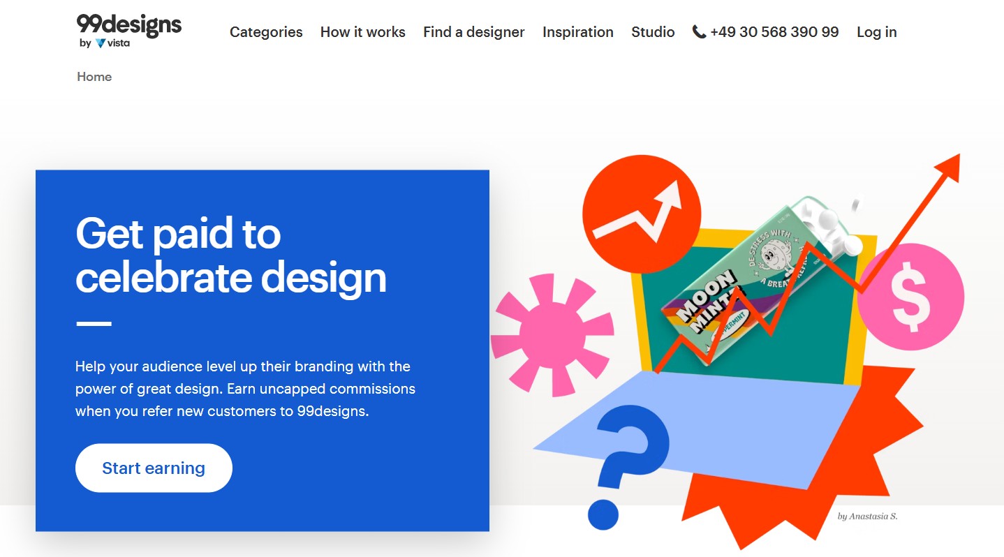 Program partnerski 99designs