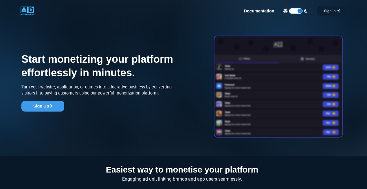 Program partnerski Adswedmedia