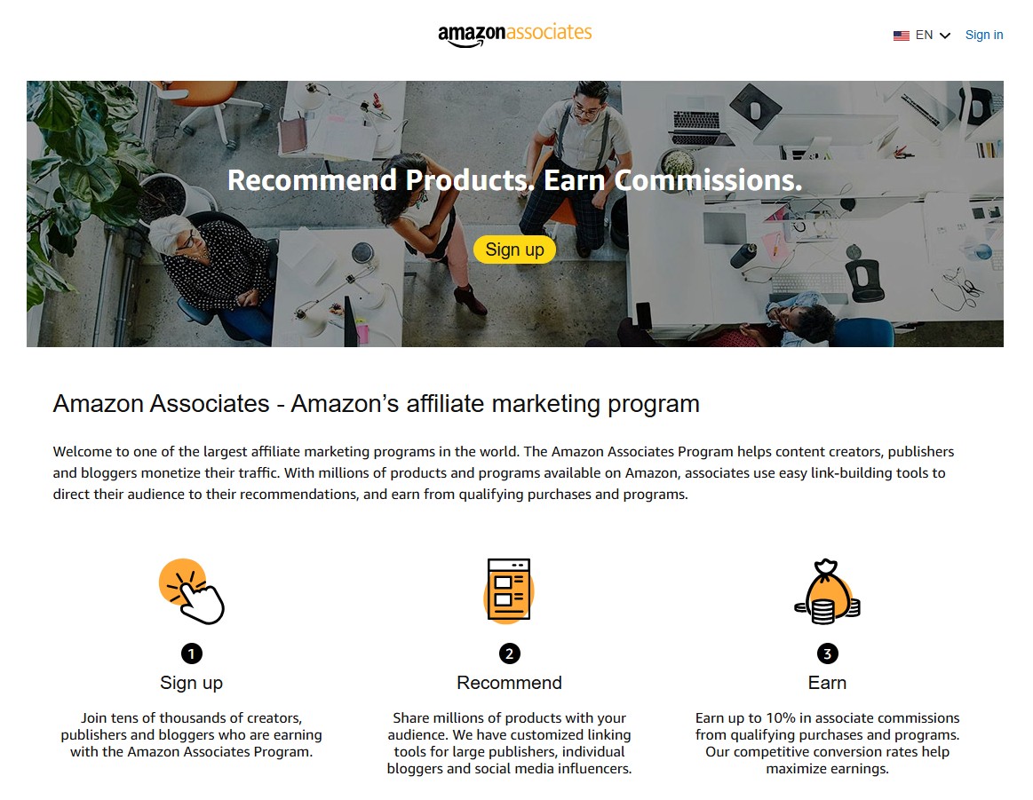 Program partnerski Amazon Associates