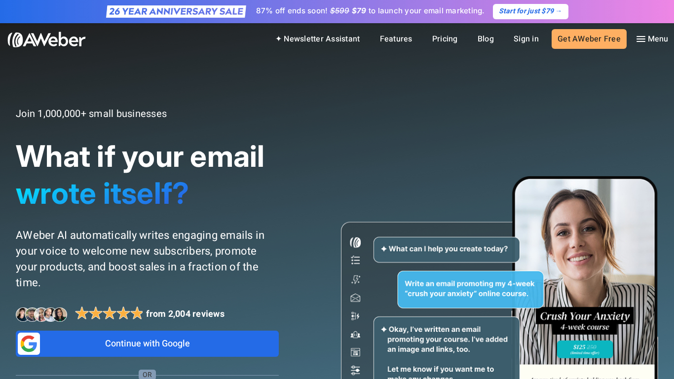 Program partnerski AWeber
