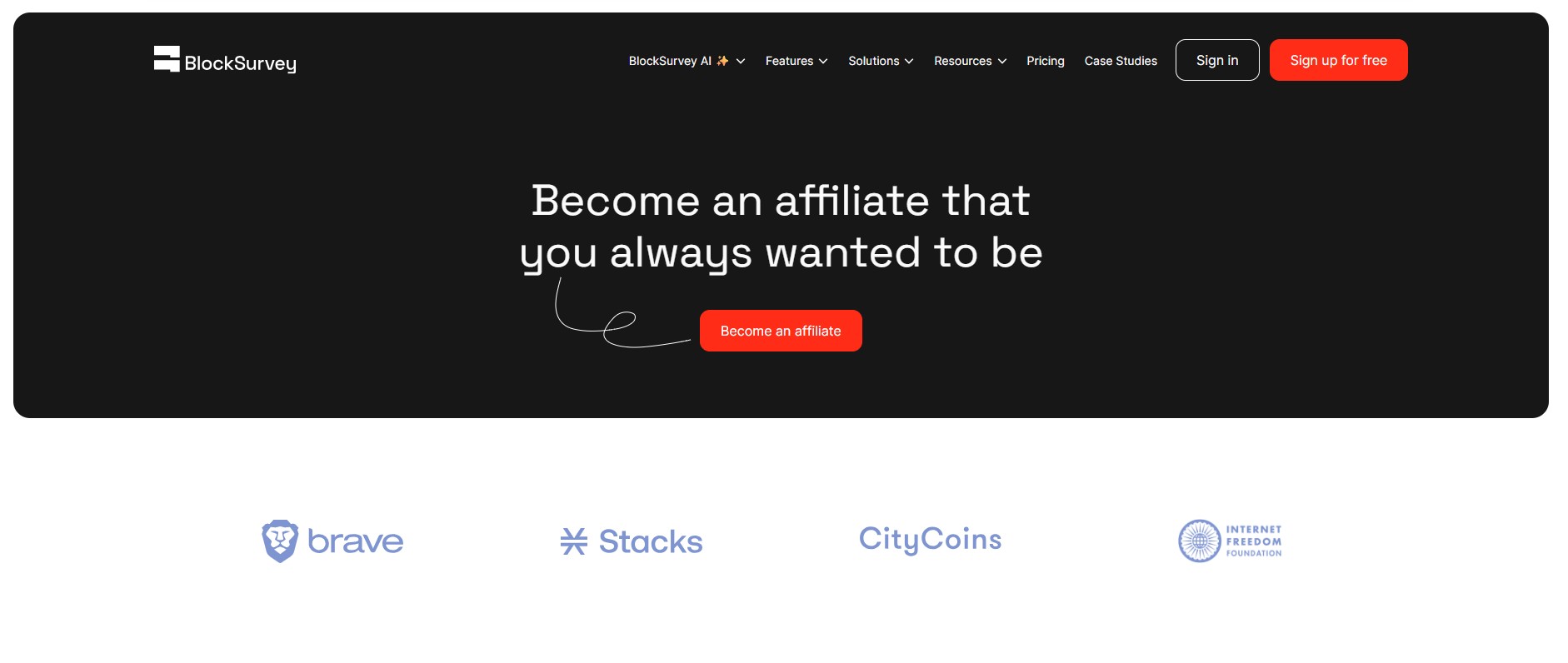 Program partnerski BlockSurvey