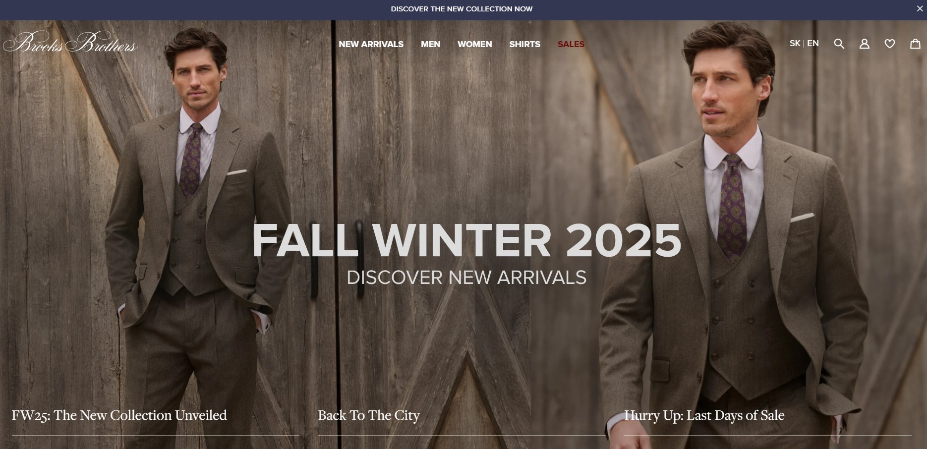 Program partnerski Brooks Brothers