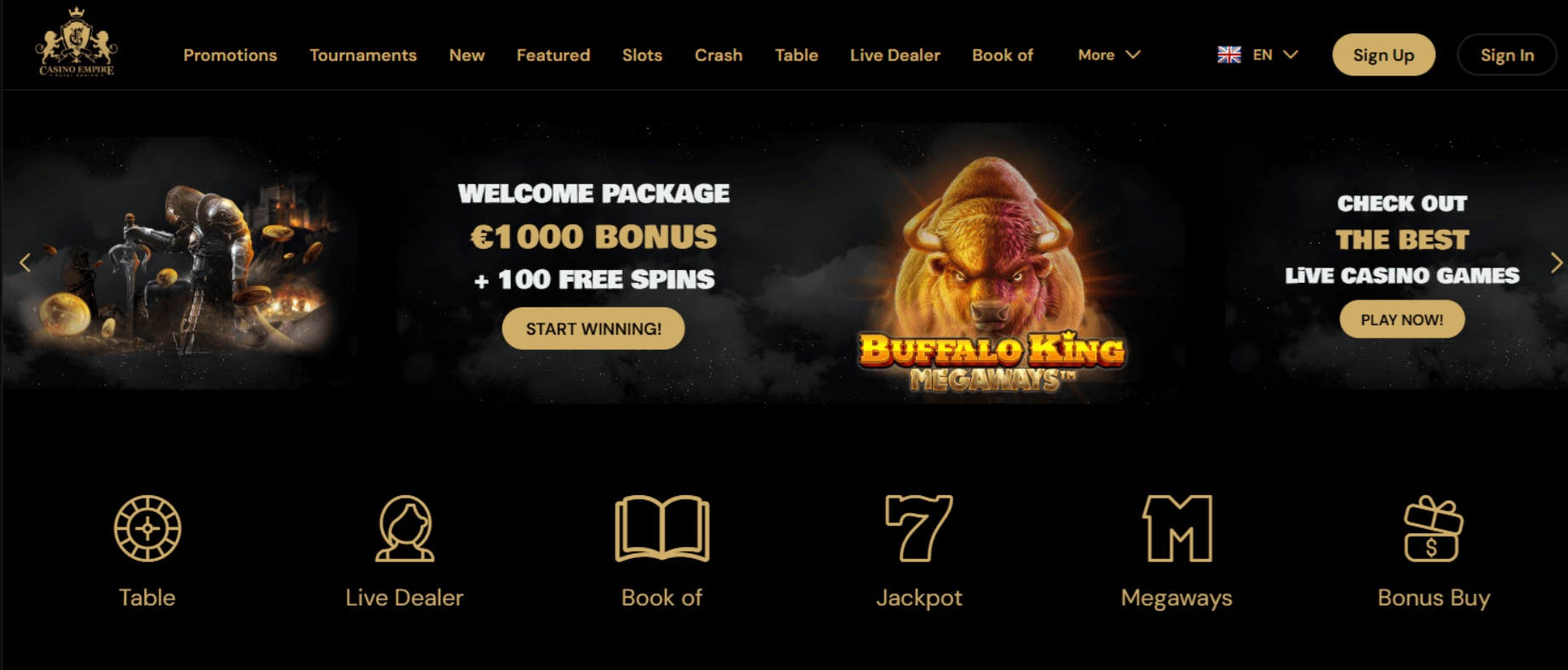 Program partnerski Casino Empire
