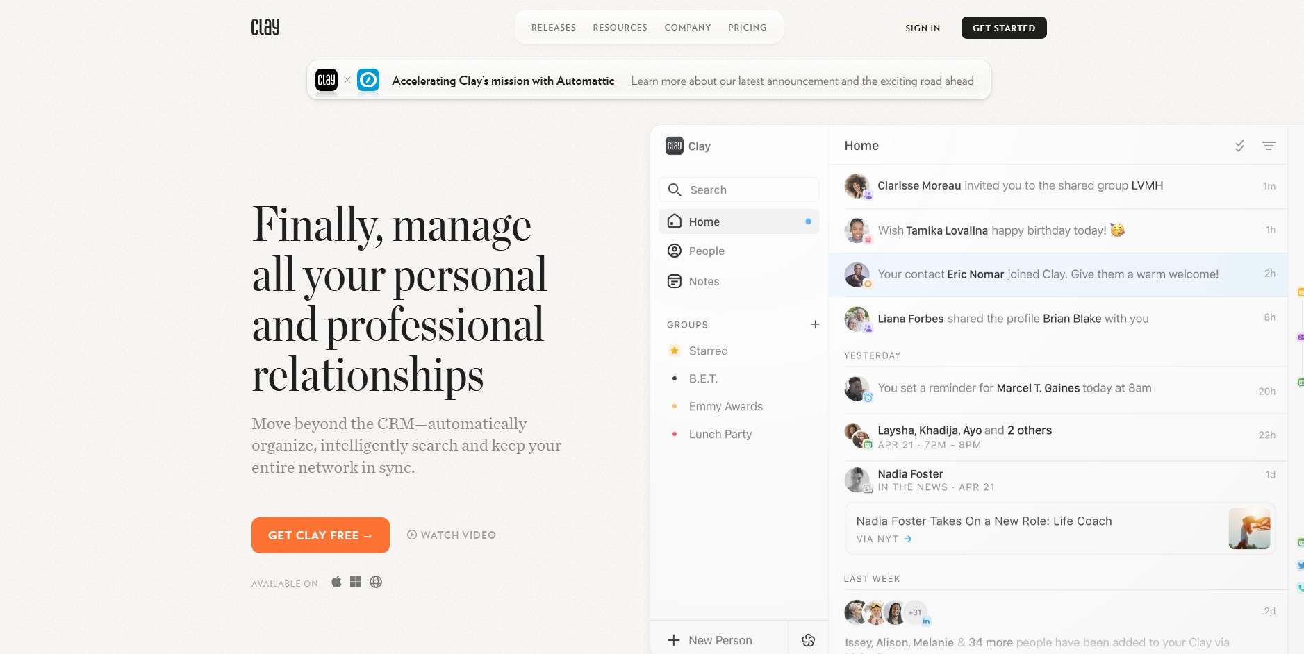 Program partnerski Clay