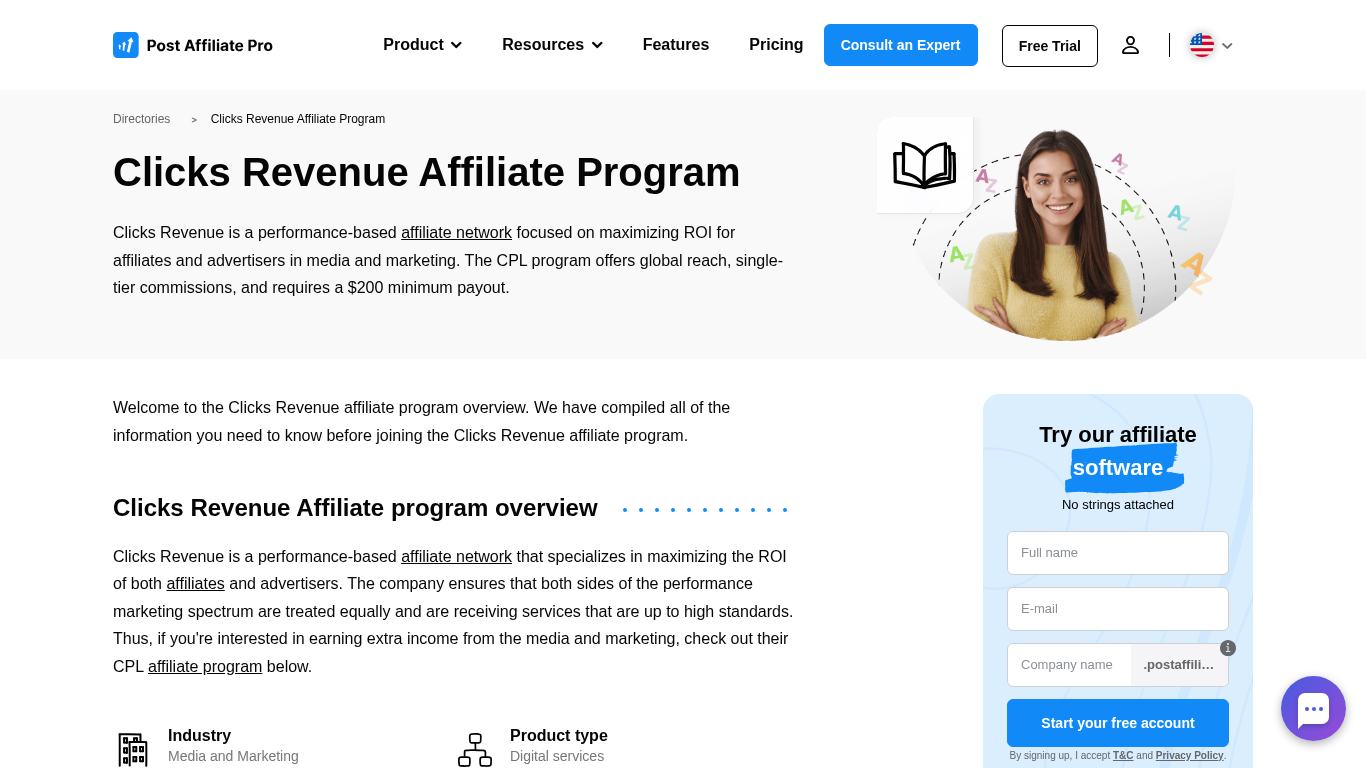 Program partnerski Clicks Revenue