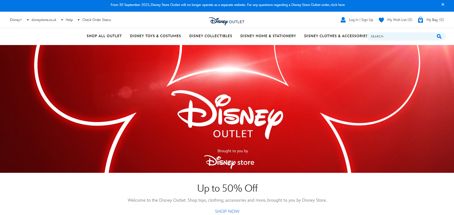 Program partnerski Disney Outlet
