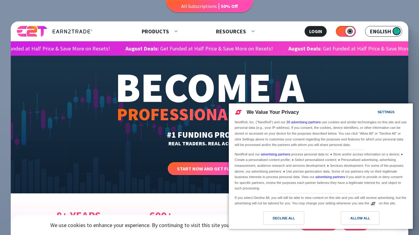 Program partnerski Earn2Trade