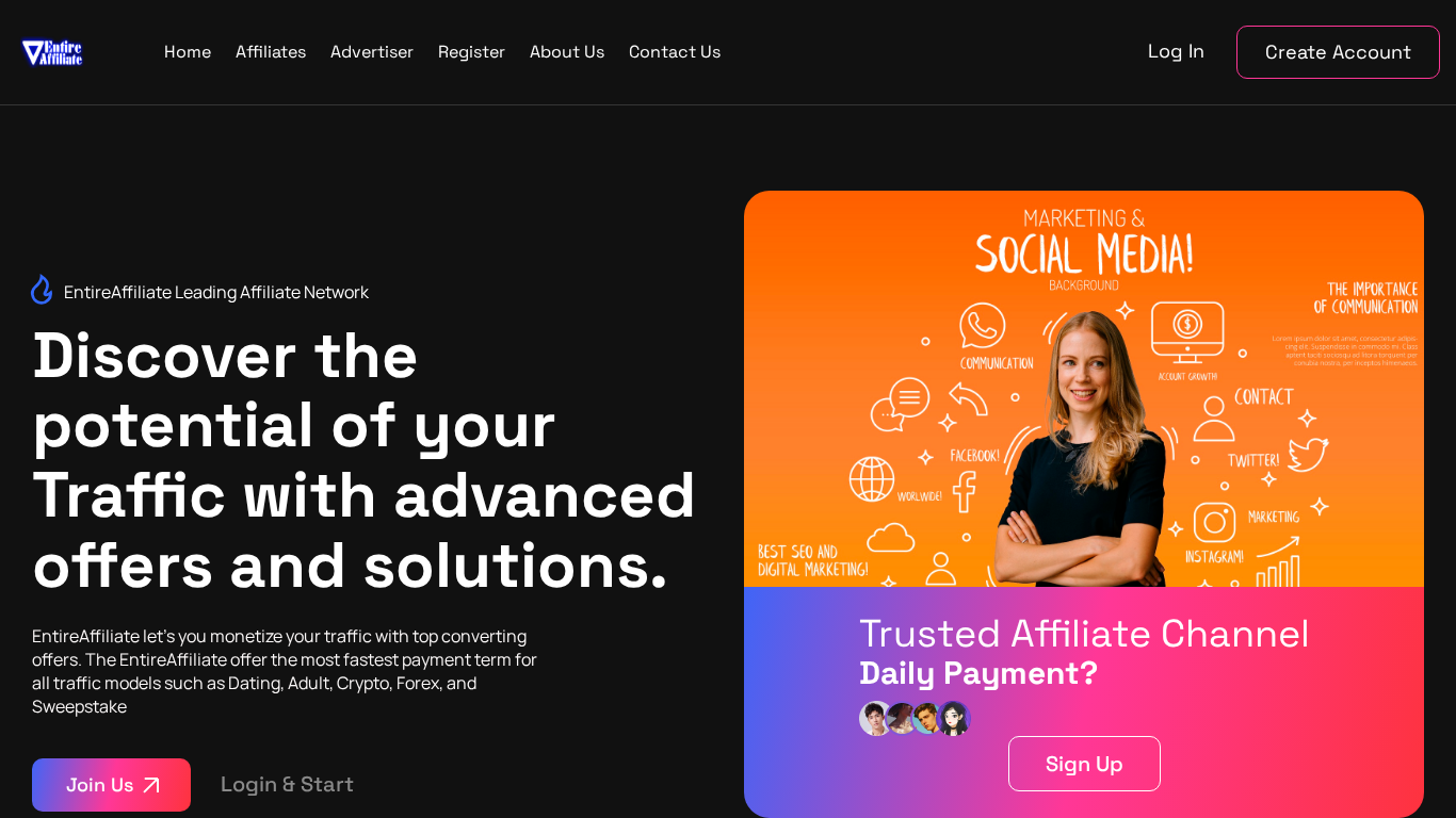 Program partnerski EntireAffiliate Networks