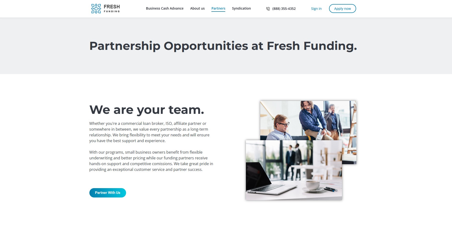 Program partnerski Fresh Funding