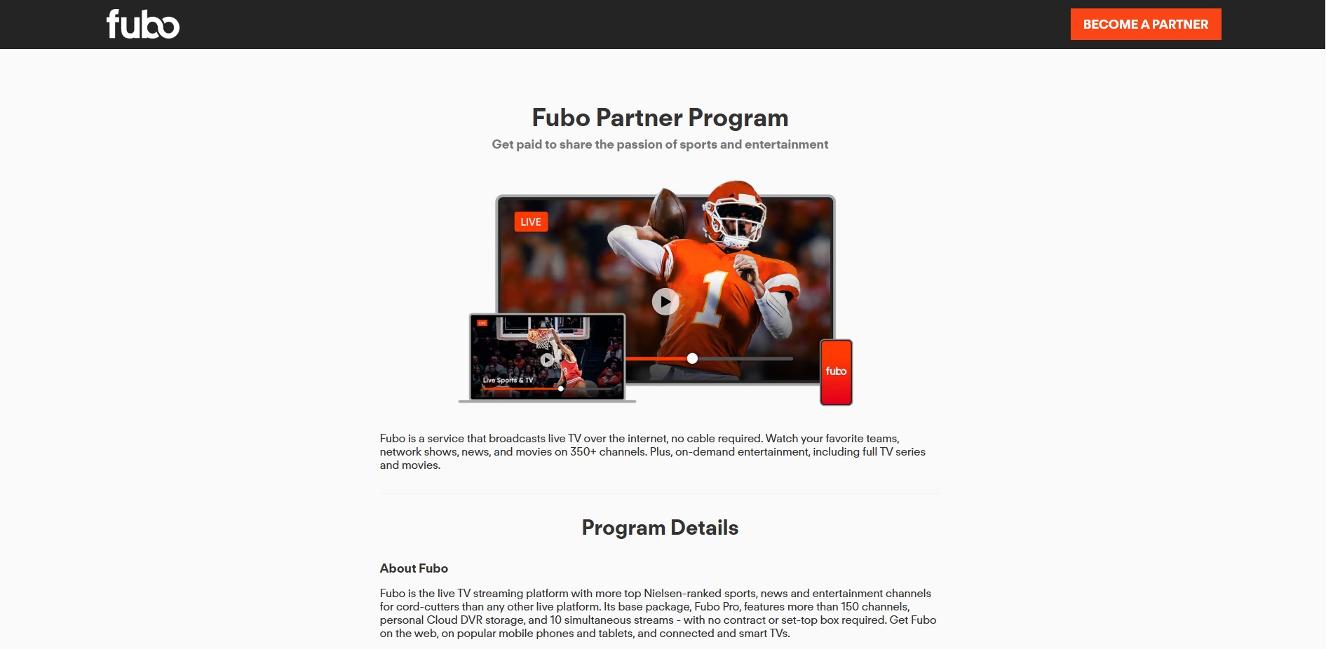 Program partnerski fuboTV