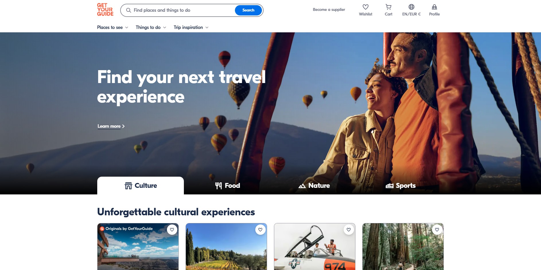 Program partnerski GetYourGuide