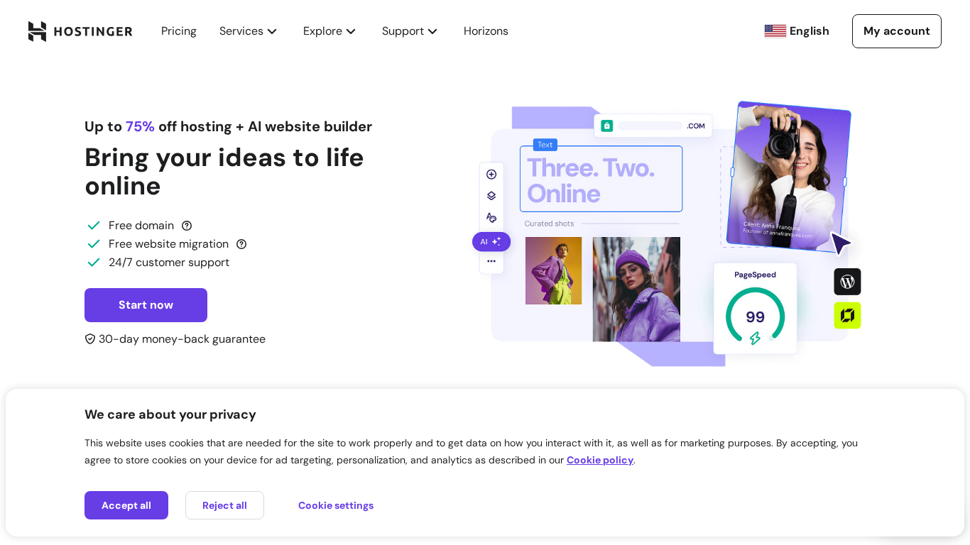 Program partnerski Hostinger