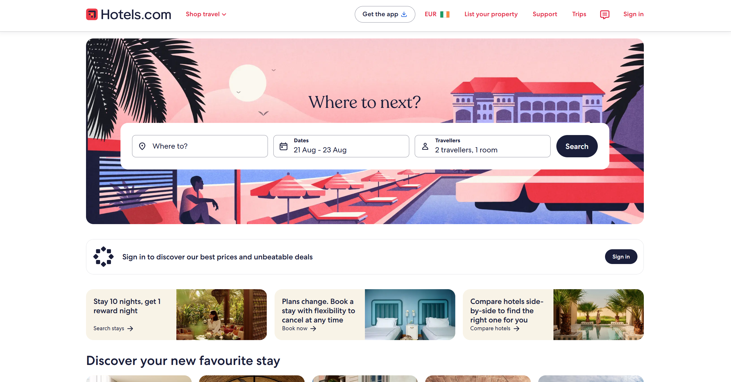 Program partnerski Hotels.com