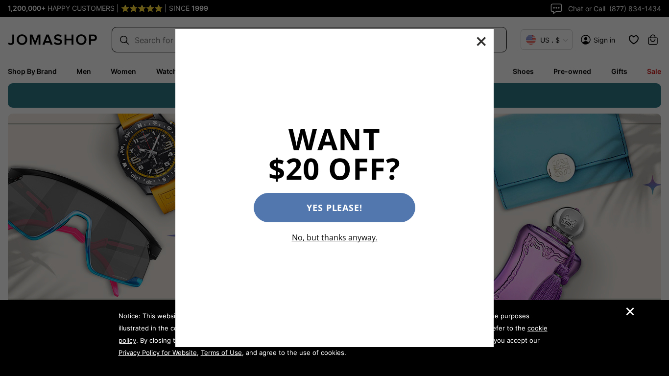 Program partnerski Jomashop.com