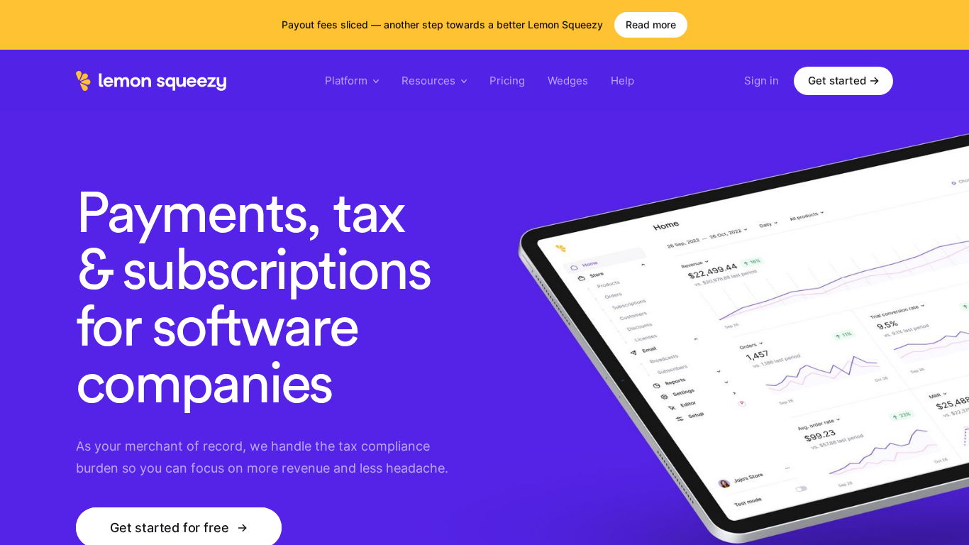 Program partnerski Lemon Squeezy