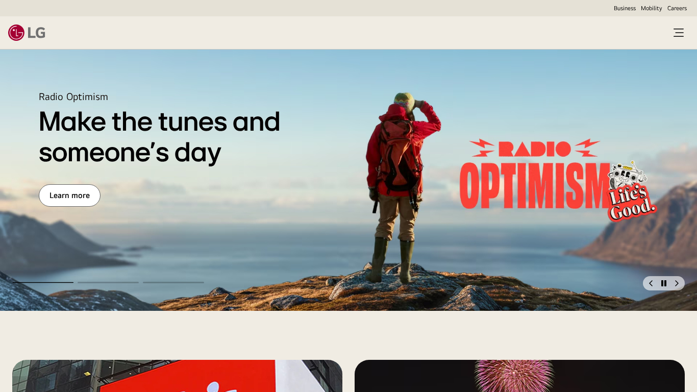 Program partnerski LG Electronics