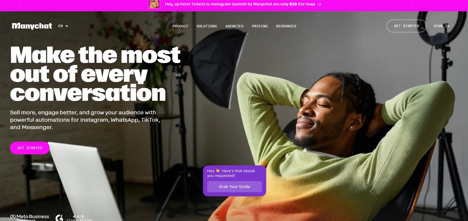 Program partnerski ManyChat