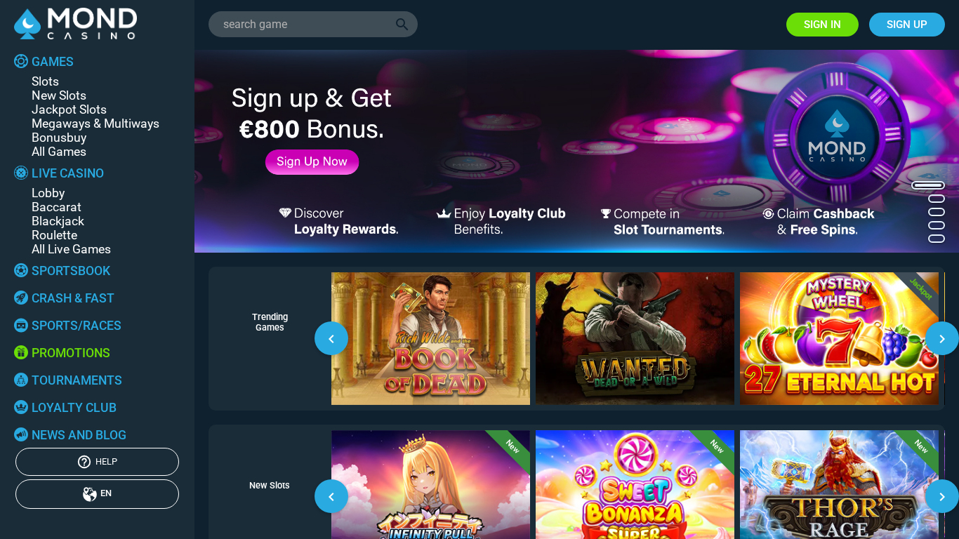 Program partnerski MondCasino