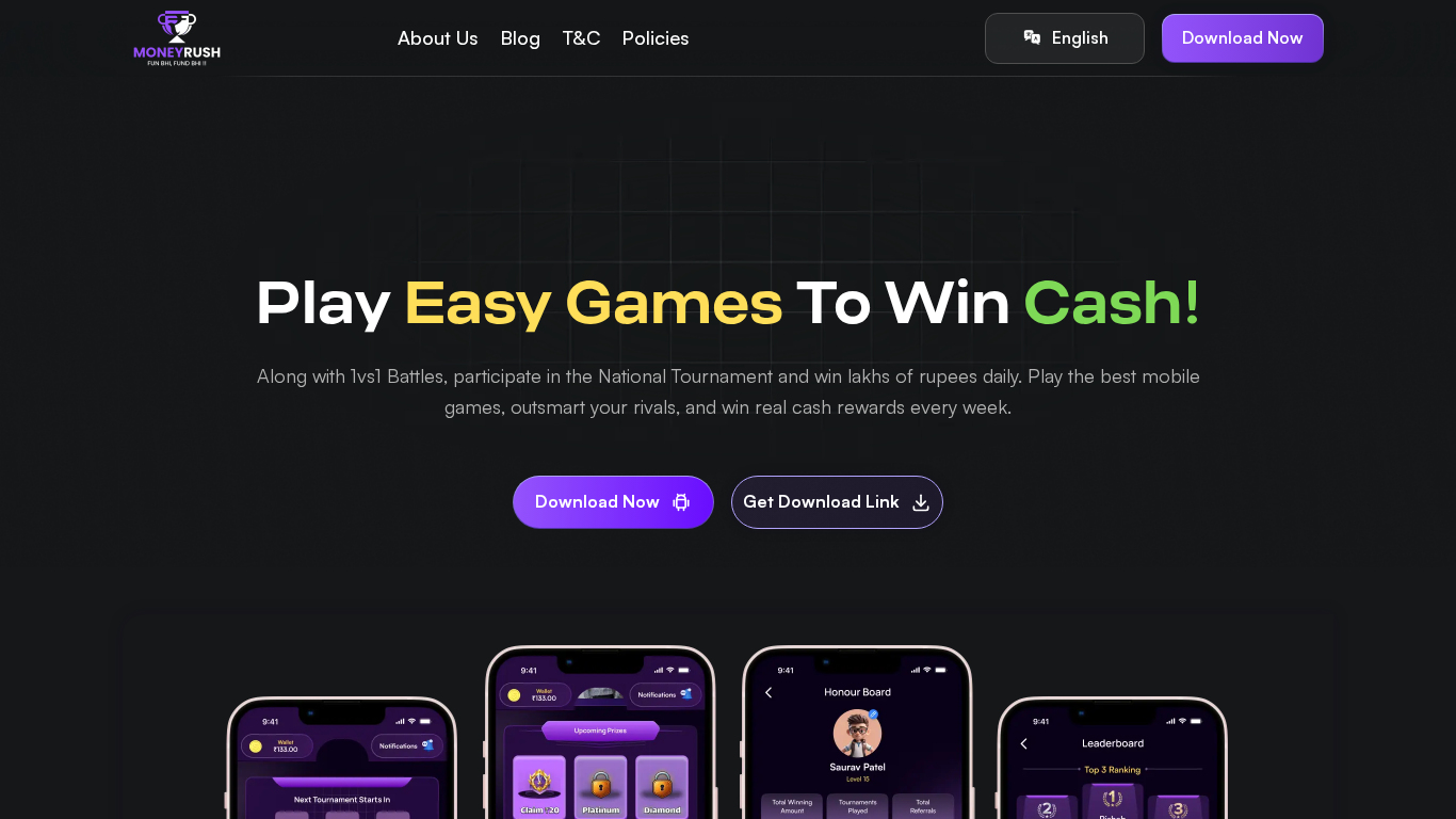 Program partnerski MoneyRush