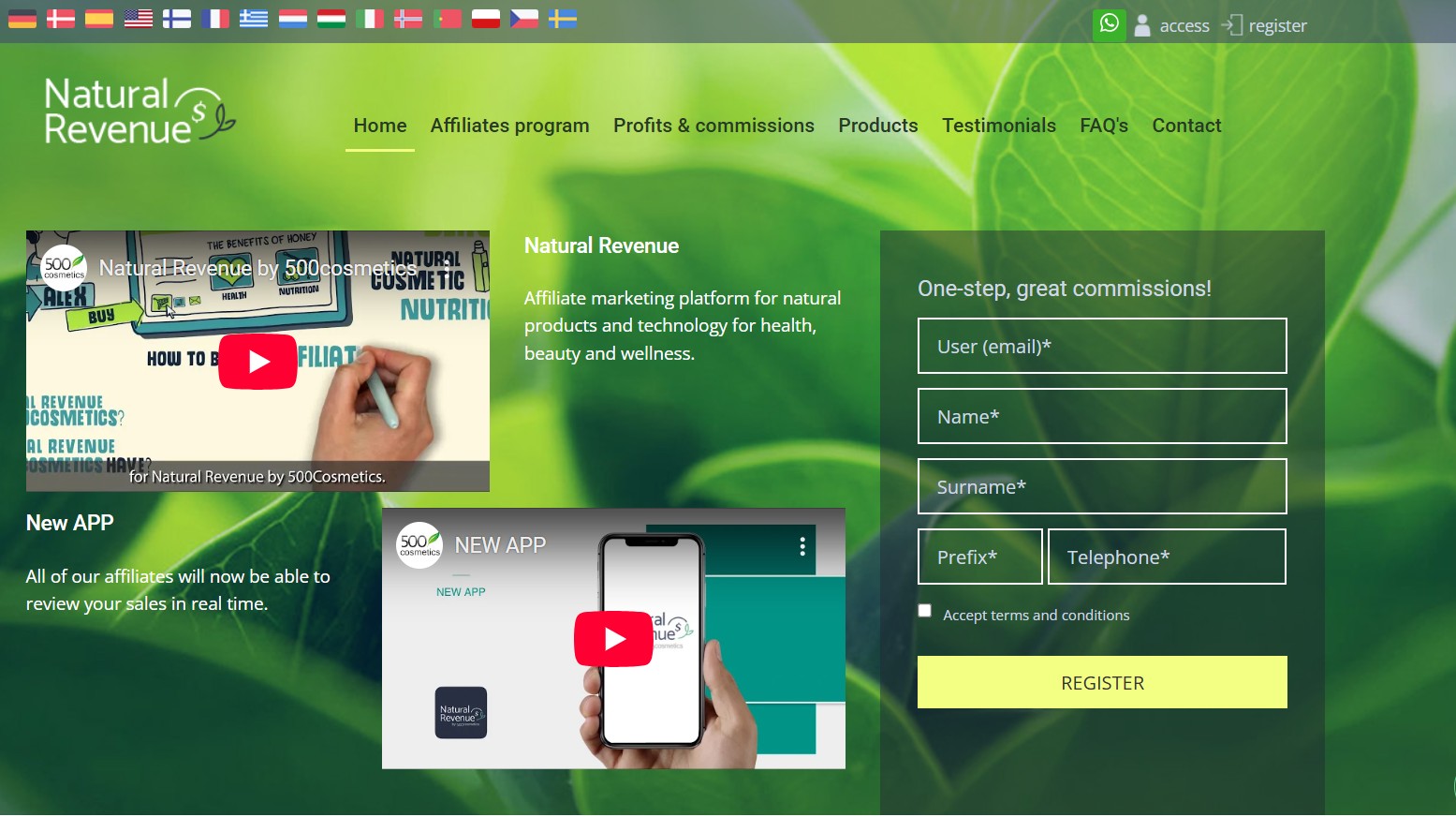 Program partnerski Natural Revenue