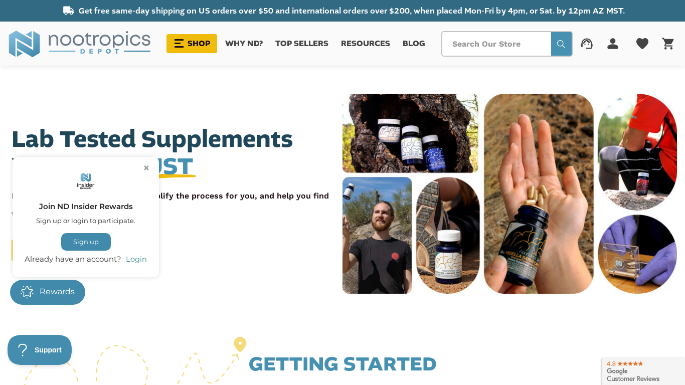Program partnerski Nootropics Depot