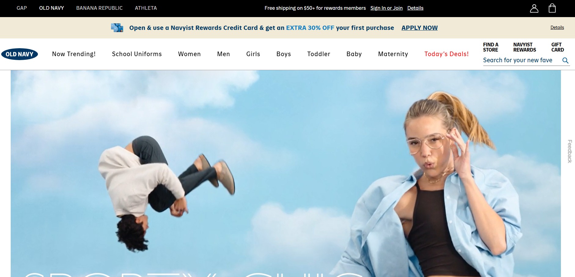 Program partnerski Old Navy