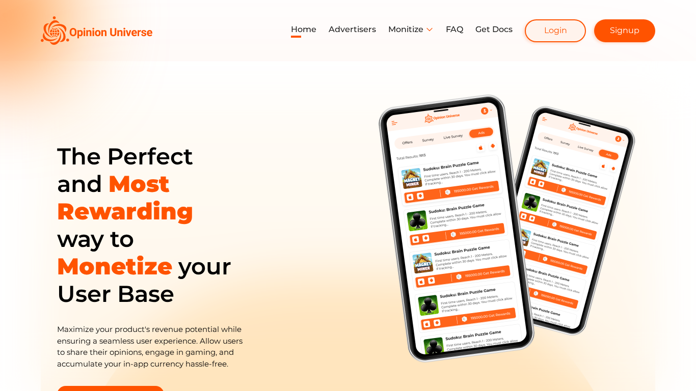 Program partnerski Opinion Universe