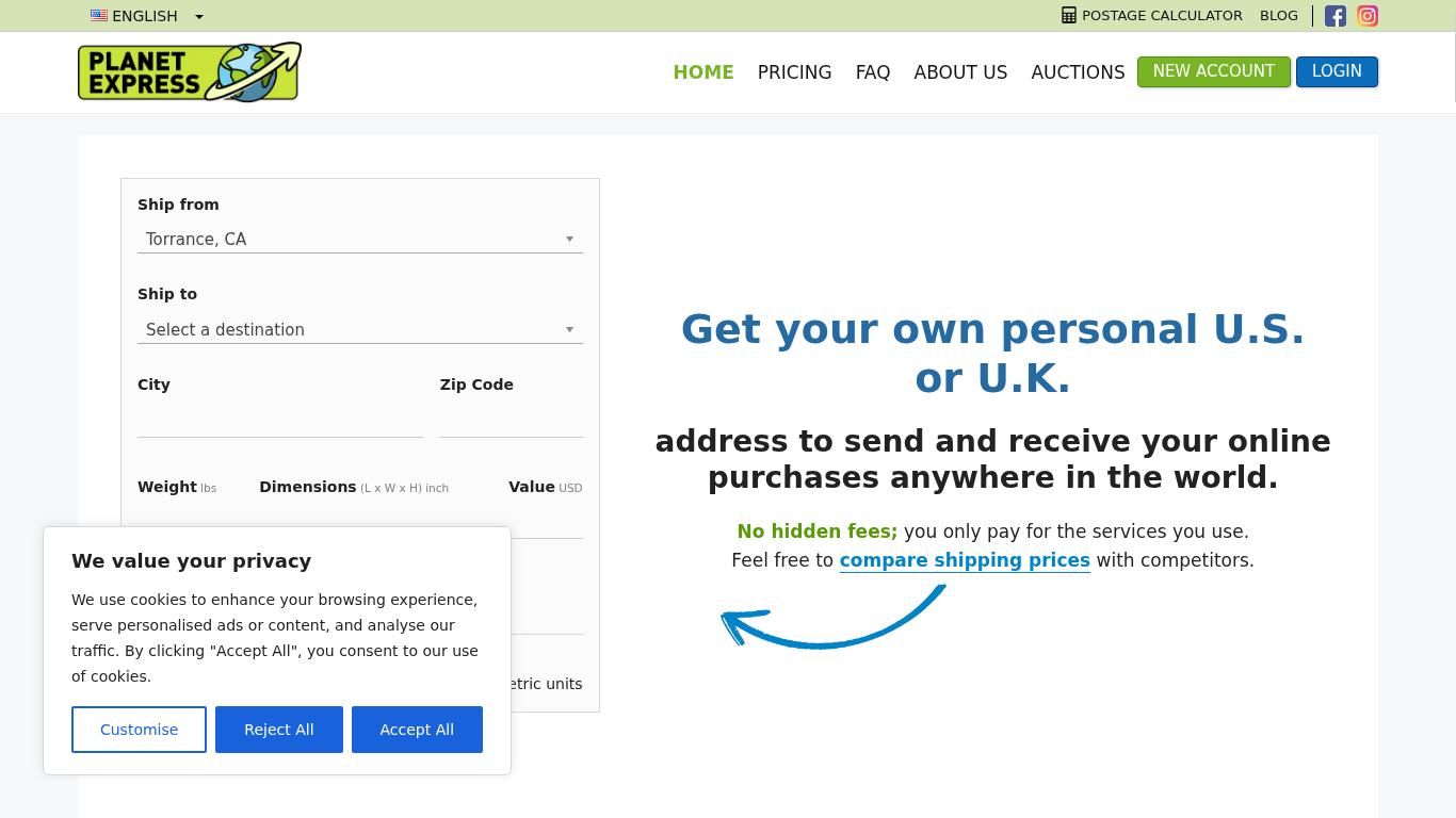 Program partnerski Planet Express