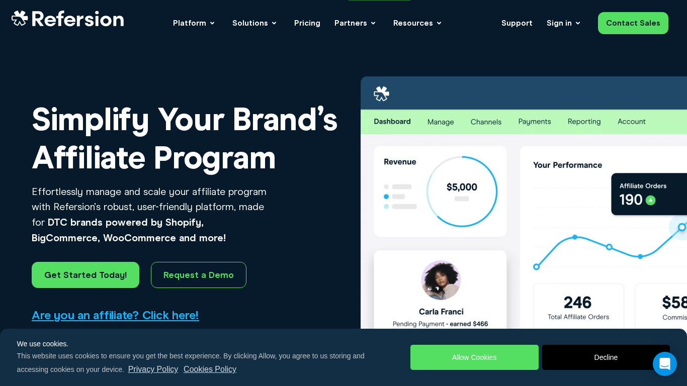 Program partnerski Refersion Marketplace