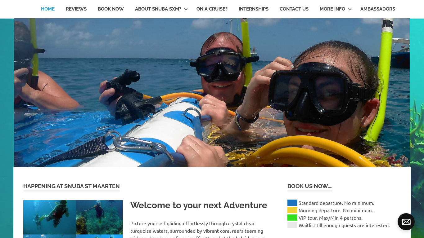 Program partnerski SNUBA SXM