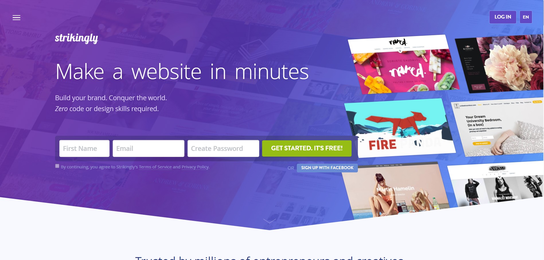 Program partnerski Strikingly