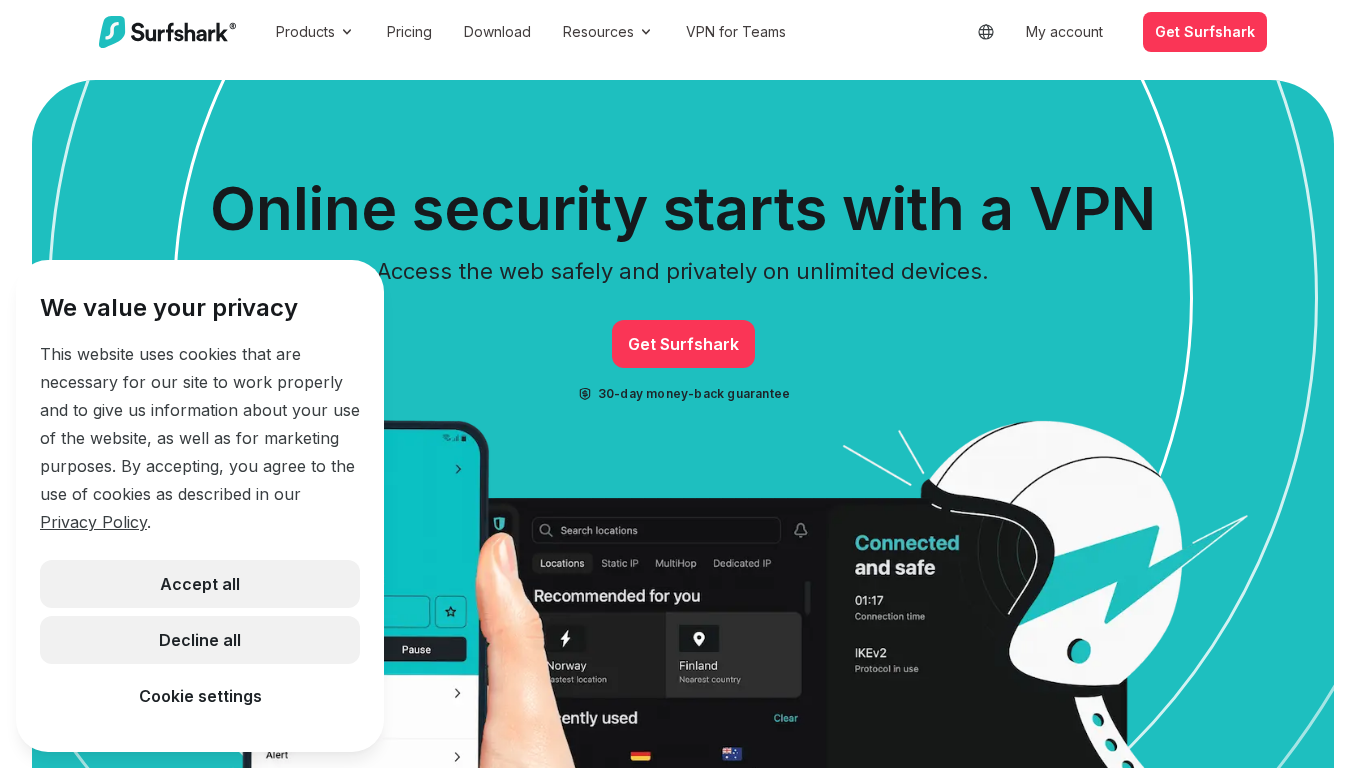 Program partnerski Surfshark