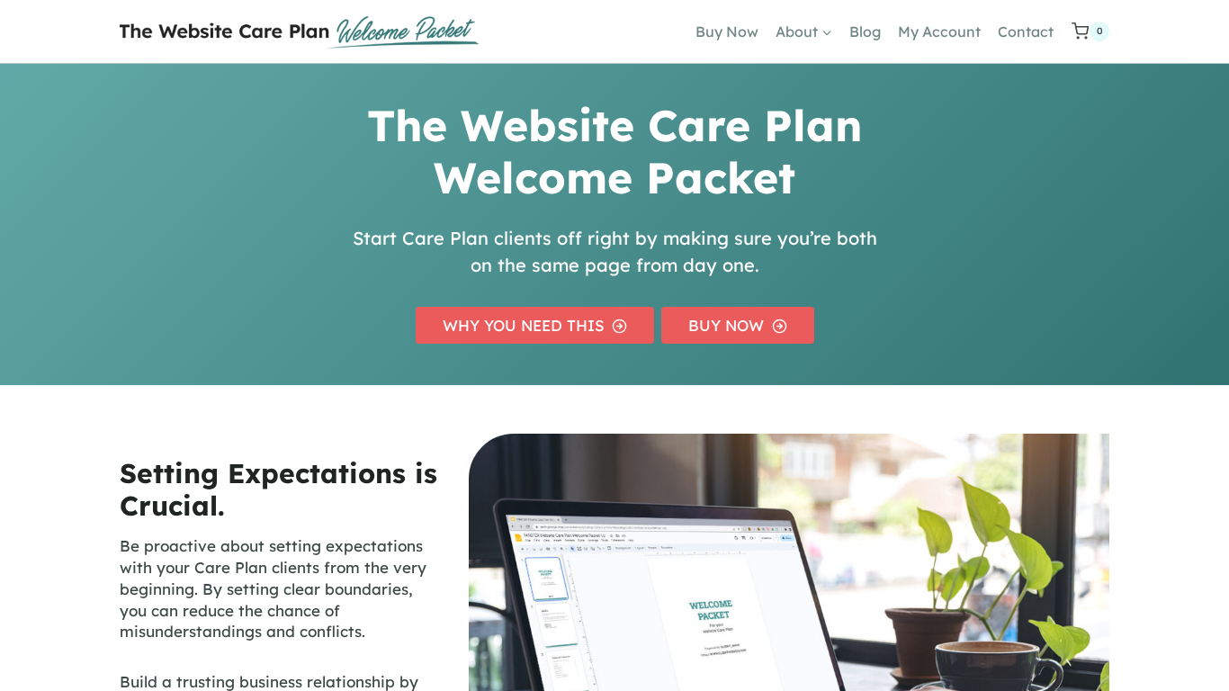 Program partnerski The Website Care Plan
