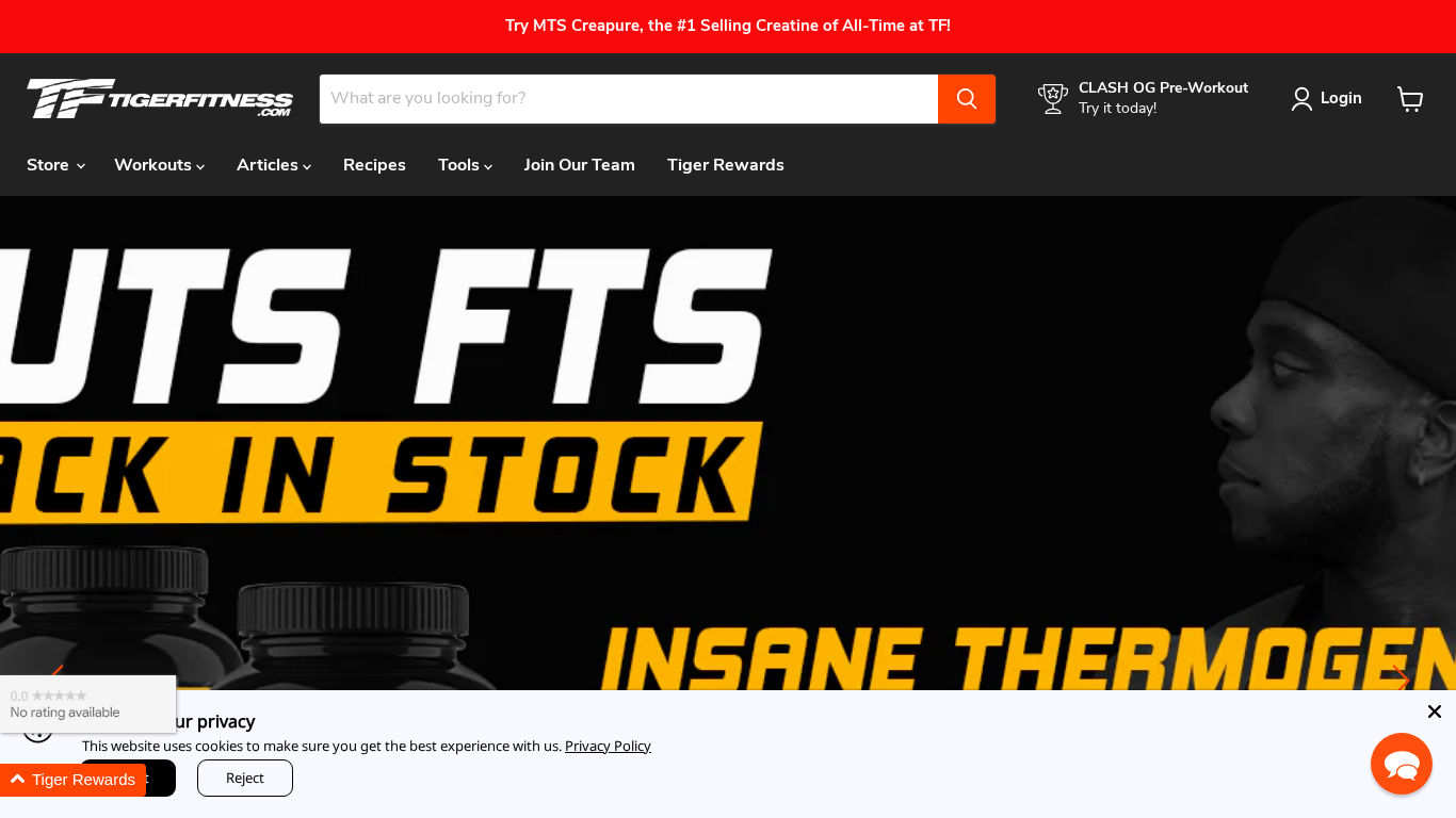 Program partnerski Tiger Fitness