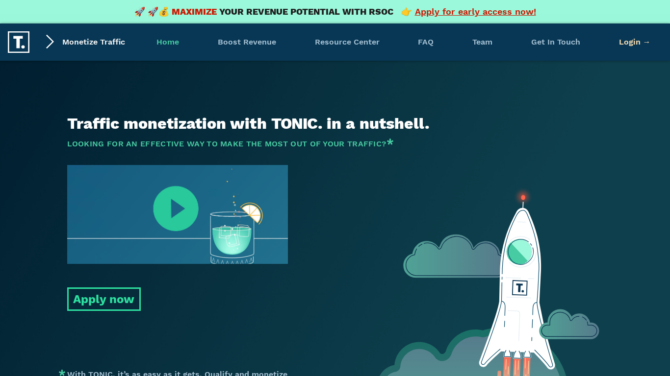 Program partnerski Tonic Ads