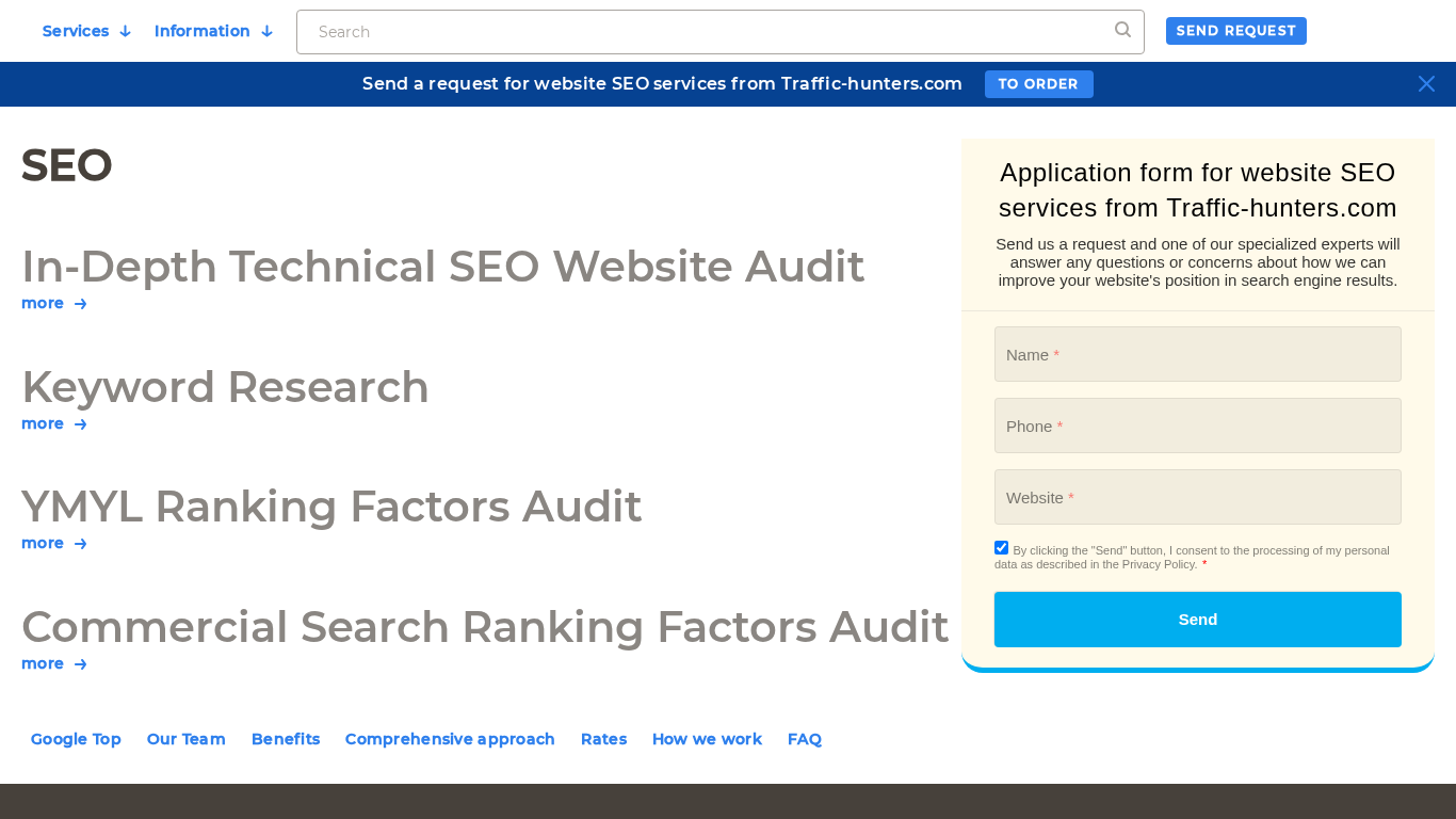 Program partnerski Traffic Hunters